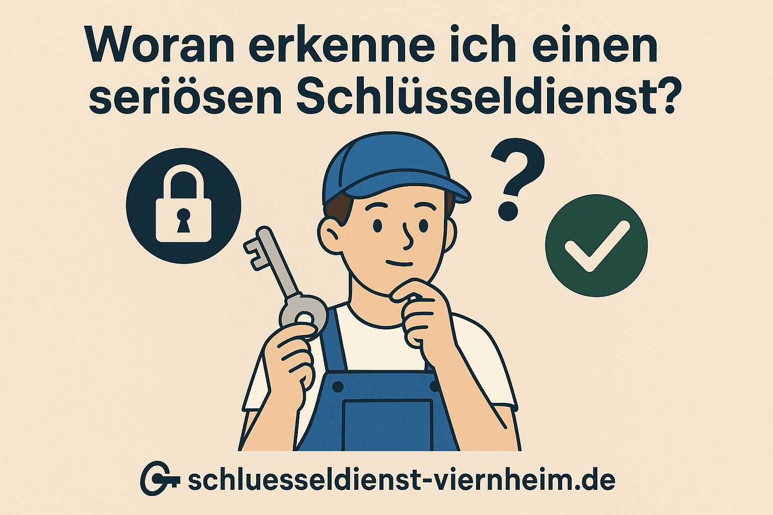 Woran erkenne ich einen seriösen Schlüsseldienst?